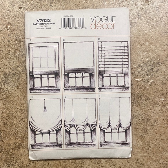 Vogue Decor Pattern Vintage Uncut - Picture 1 of 6